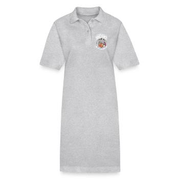 Guitarist Guitar - Stanley/Stella PAIGER Organic Women’s Polo Dress - heather grey - Front