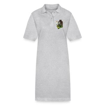 Platine Dub Reggae Soundsystem - Robe polo bio PAIGER Stanley/Stella Femme - gris chiné - Devant