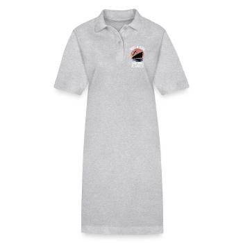 Titanic Girl Love Titanic - Girl Titanic Design - Robe polo bio PAIGER Stanley/Stella Femme - gris chiné - Devant