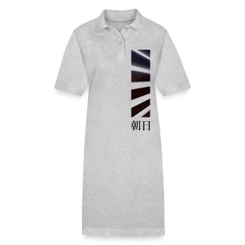 Schießen - Stanley/Stella Frauen Bio-Polokleid PAIGER - Grau meliert - Vorne