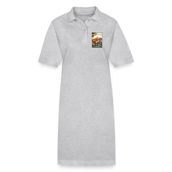 Entdecken Sie das atemberaubende historische Juwel Nürnberg in Deutschland - Stanley/Stella Frauen Bio-Polokleid PAIGER - Grau meliert - Vorne