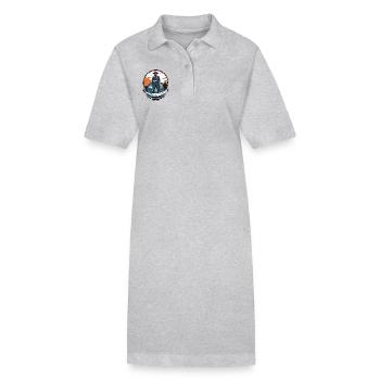 Amish Man - Stanley/Stella PAIGER Organic Women’s Polo Dress - heather grey - Front