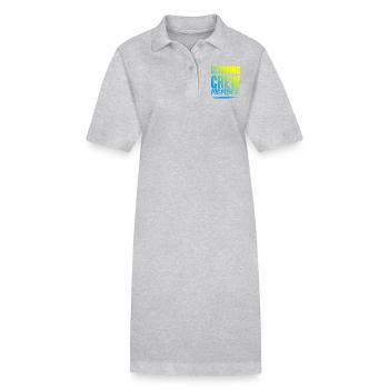 Climbing Crew - Stanley/Stella Frauen Bio-Polokleid PAIGER - Grau meliert - Vorne