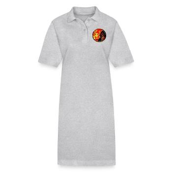 URSP - Stanley/Stella Frauen Bio-Polokleid PAIGER - Grau meliert - Vorne