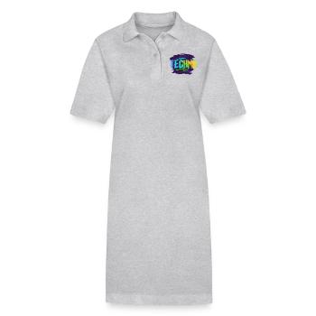 Techno - Stanley/Stella PAIGER Organic Women’s Polo Dress - heather grey - Front