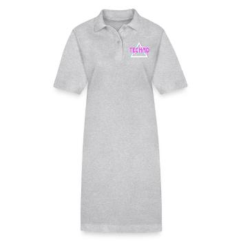 Techno - Robe polo bio PAIGER Stanley/Stella Femme - gris chiné - Devant