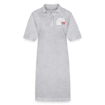Muay Thai - Stanley/Stella Frauen Bio-Polokleid PAIGER - Grau meliert - Vorne