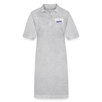 Techno - Stanley/Stella PAIGER Organic Women’s Polo Dress - heather grey - Front