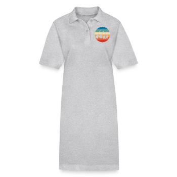 Gitarrist - Stanley/Stella Frauen Bio-Polokleid PAIGER - Grau meliert - Vorne