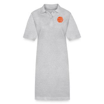 Basket-ball Joueurs de basket-ball - Robe polo bio PAIGER Stanley/Stella Femme - gris chiné - Devant
