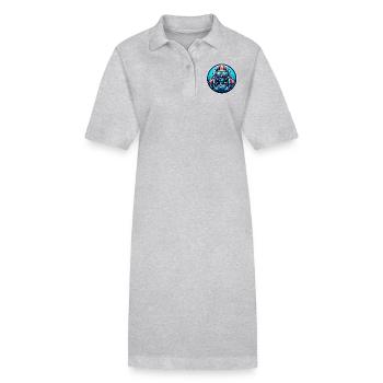Tauchen Taucher - Stanley/Stella Frauen Bio-Polokleid PAIGER - Grau meliert - Vorne