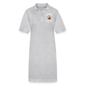 Basket-ball Joueurs de basket-ball - Robe polo bio PAIGER Stanley/Stella Femme - gris chiné - Devant