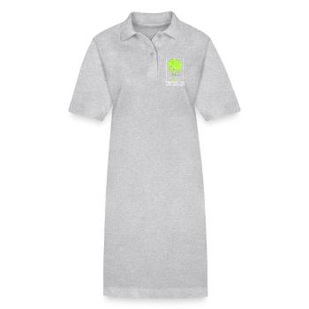 Protéger la nature - Robe polo bio PAIGER Stanley/Stella Femme - gris chiné - Devant