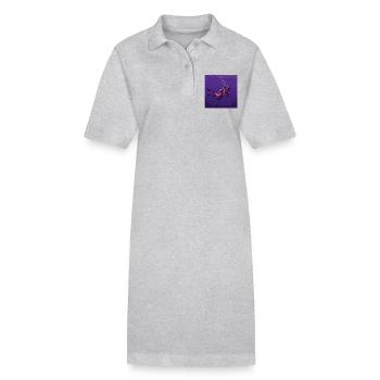 Faszination Tiefsee: Taucher und Geheimnisse - Stanley/Stella Frauen Bio-Polokleid PAIGER - Grau meliert - Vorne
