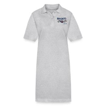 Push your limits - Stanley/Stella Frauen Bio-Polokleid PAIGER - Grau meliert - Vorne