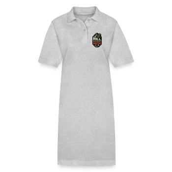 HILL WEIGHT ROUTINE - Stanley/Stella PAIGER Organic Women’s Polo Dress - heather grey - Front