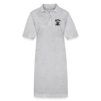 Mystic Street Biker - Stanley/Stella PAIGER Organic Women’s Polo Dress - heather grey - Front