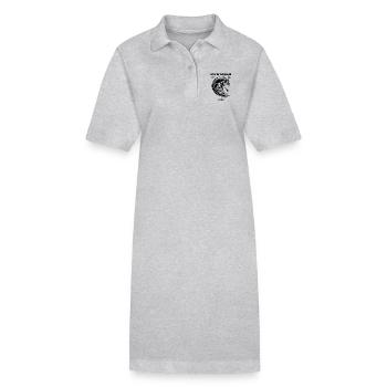 Lost in the Waves Surfing Skeleton - Robe polo bio PAIGER Stanley/Stella Femme - gris chiné - Devant