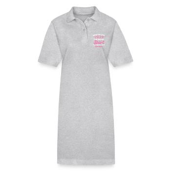 Abschluss 2025 Abschluss der Realschule - Stanley/Stella Frauen Bio-Polokleid PAIGER - Grau meliert - Vorne