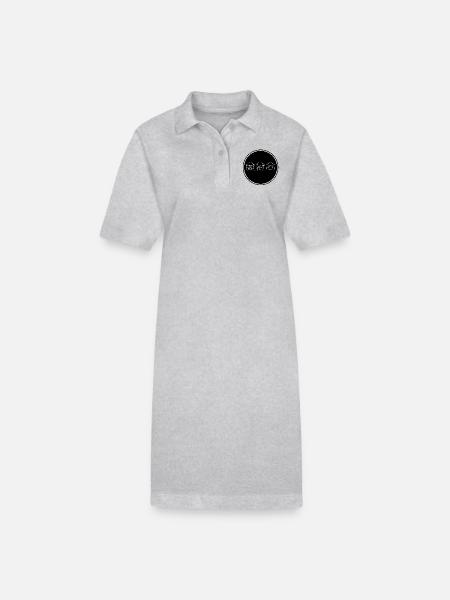 Äffchen - Stanley/Stella Frauen Bio-Polokleid PAIGER - Grau meliert