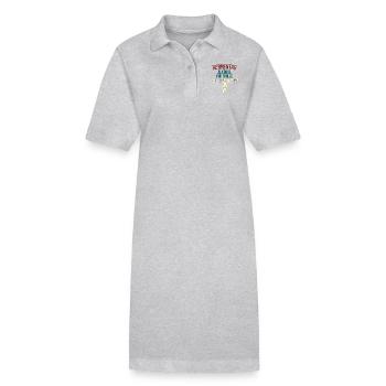 Herrentag - Stanley/Stella Frauen Bio-Polokleid PAIGER - Grau meliert - Vorne