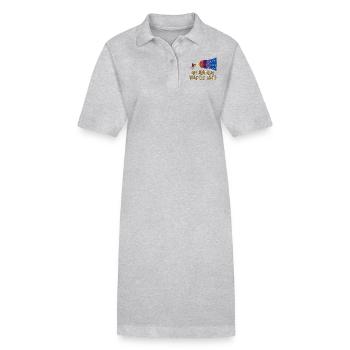 Jagd Big Bang - Stanley/Stella Frauen Bio-Polokleid PAIGER - Grau meliert - Vorne