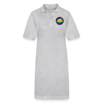 Planet - Stanley/Stella Frauen Bio-Polokleid PAIGER - Grau meliert - Vorne