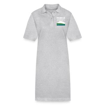 Chemise Lucerne: Chemise Pilatus - Robe polo bio PAIGER Stanley/Stella Femme - gris chiné - Devant