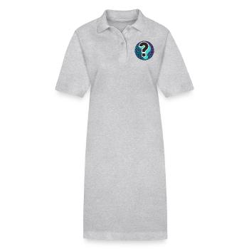 Jour de vérification 2020 - Robe polo bio PAIGER Stanley/Stella Femme - gris chiné - Devant