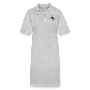 Nordstern - Stanley/Stella Frauen Bio-Polokleid PAIGER - Grau meliert - Vorne