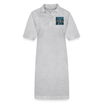 Hamburg - Stanley/Stella PAIGER Organic Women’s Polo Dress - heather grey - Front