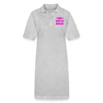 Mother - Stanley/Stella PAIGER Organic Women’s Polo Dress - heather grey - Front