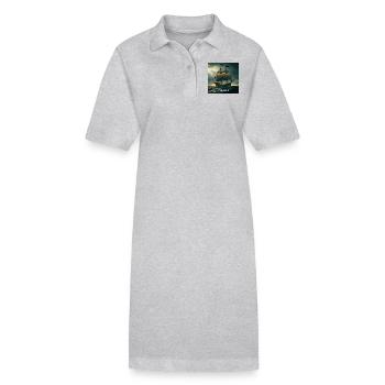 Piratenschiff - Stanley/Stella Frauen Bio-Polokleid PAIGER - Grau meliert - Vorne