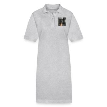 erhaltene 1027507984917879 - Stanley/Stella Frauen Bio-Polokleid PAIGER - Grau meliert - Vorne
