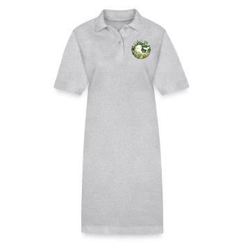 Narwal - Stanley/Stella Frauen Bio-Polokleid PAIGER - Grau meliert - Vorne