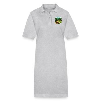Sauerland Region - Stanley/Stella Frauen Bio-Polokleid PAIGER - Grau meliert - Vorne