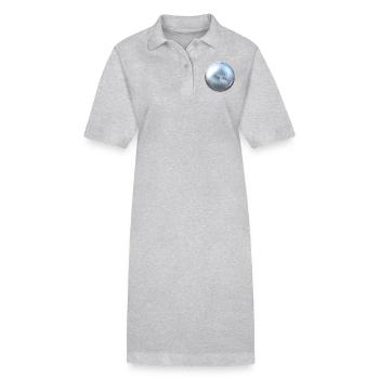 Königsweg - Stanley/Stella Frauen Bio-Polokleid PAIGER - Grau meliert - Vorne