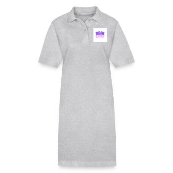real love - Stanley/Stella Frauen Bio-Polokleid PAIGER - Grau meliert - Vorne