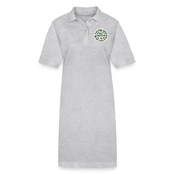 Ma Bavière souabe - Robe polo bio PAIGER Stanley/Stella Femme - gris chiné - Devant