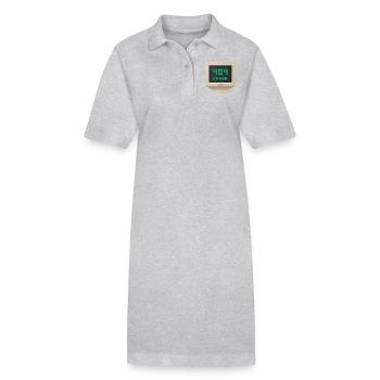 CRT design - Erreur 404 - Robe polo bio PAIGER Stanley/Stella Femme - gris chiné - Devant