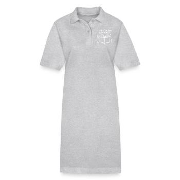 History with humor – For all article readers - Stanley/Stella PAIGER Organic Women’s Polo Dress - heather grey - Front