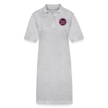 disco shit 053259 - Stanley/Stella Frauen Bio-Polokleid PAIGER - Grau meliert - Vorne