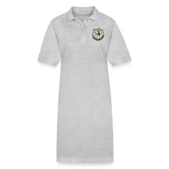 Niedliche Spinnenfee - Stanley/Stella Frauen Bio-Polokleid PAIGER - Grau meliert - Vorne