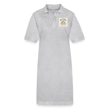 Volle Power Neuburg - Stanley/Stella Frauen Bio-Polokleid PAIGER - Grau meliert - Vorne