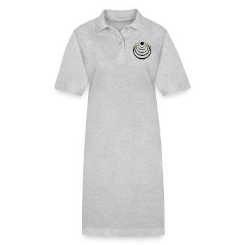 Moon amulet - intuition, creativity and media - Robe polo bio PAIGER Stanley/Stella Femme - gris chiné - Devant
