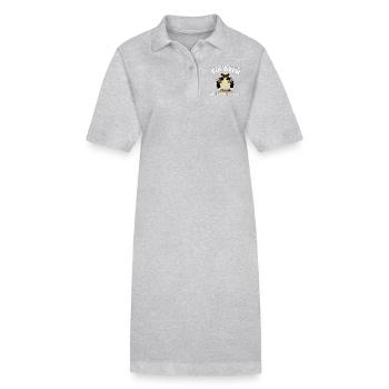 ich bin sportschütze 4 - Stanley/Stella Frauen Bio-Polokleid PAIGER - Grau meliert - Vorne