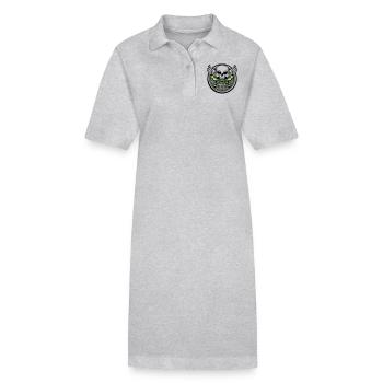 hardRock oldschool - Stanley/Stella Frauen Bio-Polokleid PAIGER - Grau meliert - Vorne