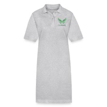 engel zadkiel e 4 - Stanley/Stella Frauen Bio-Polokleid PAIGER - Grau meliert - Vorne