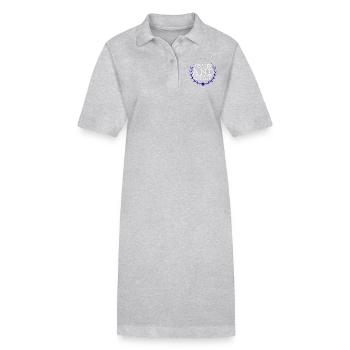 Découverte de soi Illumination état d’ génial - Robe polo bio PAIGER Stanley/Stella Femme - gris chiné - Devant