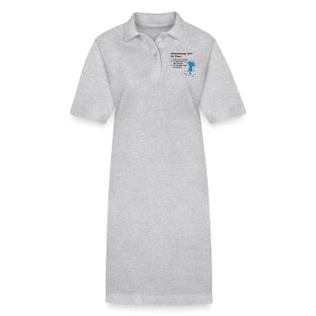 So bekommen Eltern eine Rückenmassage! ( - Stanley/Stella Frauen Bio-Polokleid PAIGER - Grau meliert - Vorne